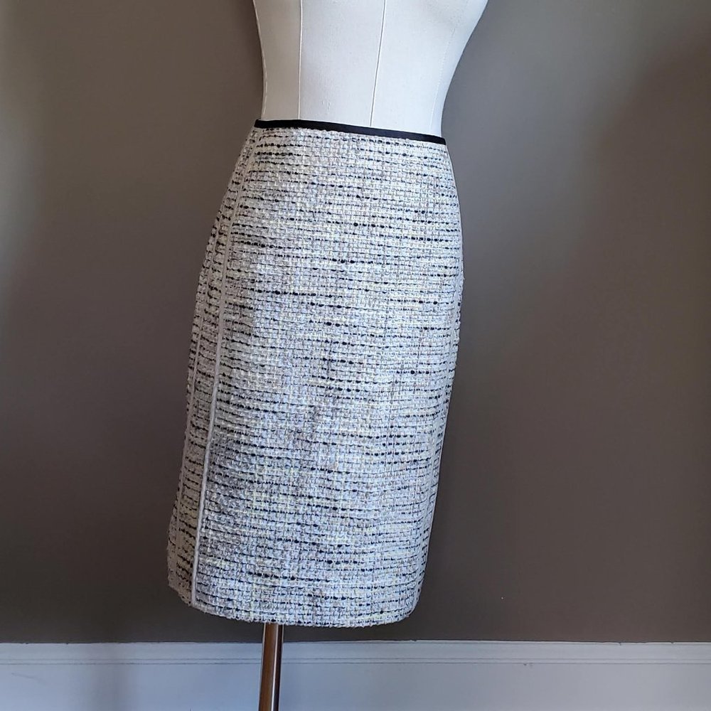 Etcetera Boucle knee length work or office skirt